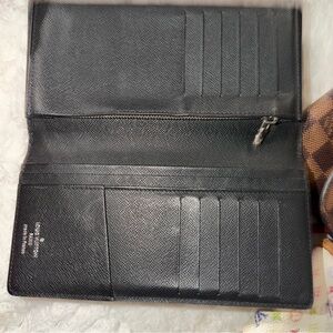 Louis Vuitton Black Leather Men's Wallet